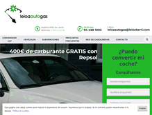 Tablet Screenshot of leioaautogas.es